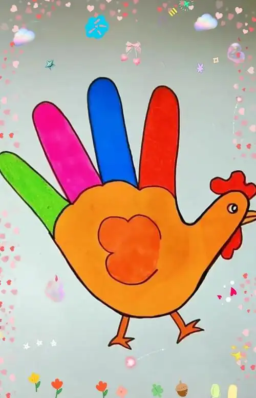 闫寺学区闫皋小学幼儿园小班主题活动——手指添画【可爱的小鸡】