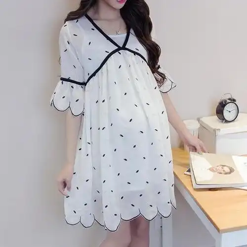 超级舒适的孕妇装,还宝妈一个时髦而清爽的夏天