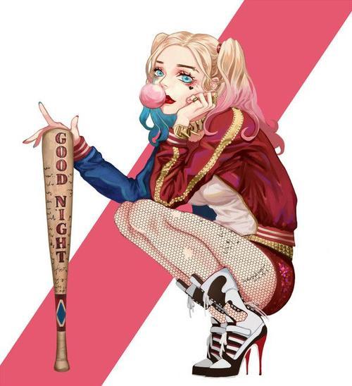 动漫小丑女头像简笔画