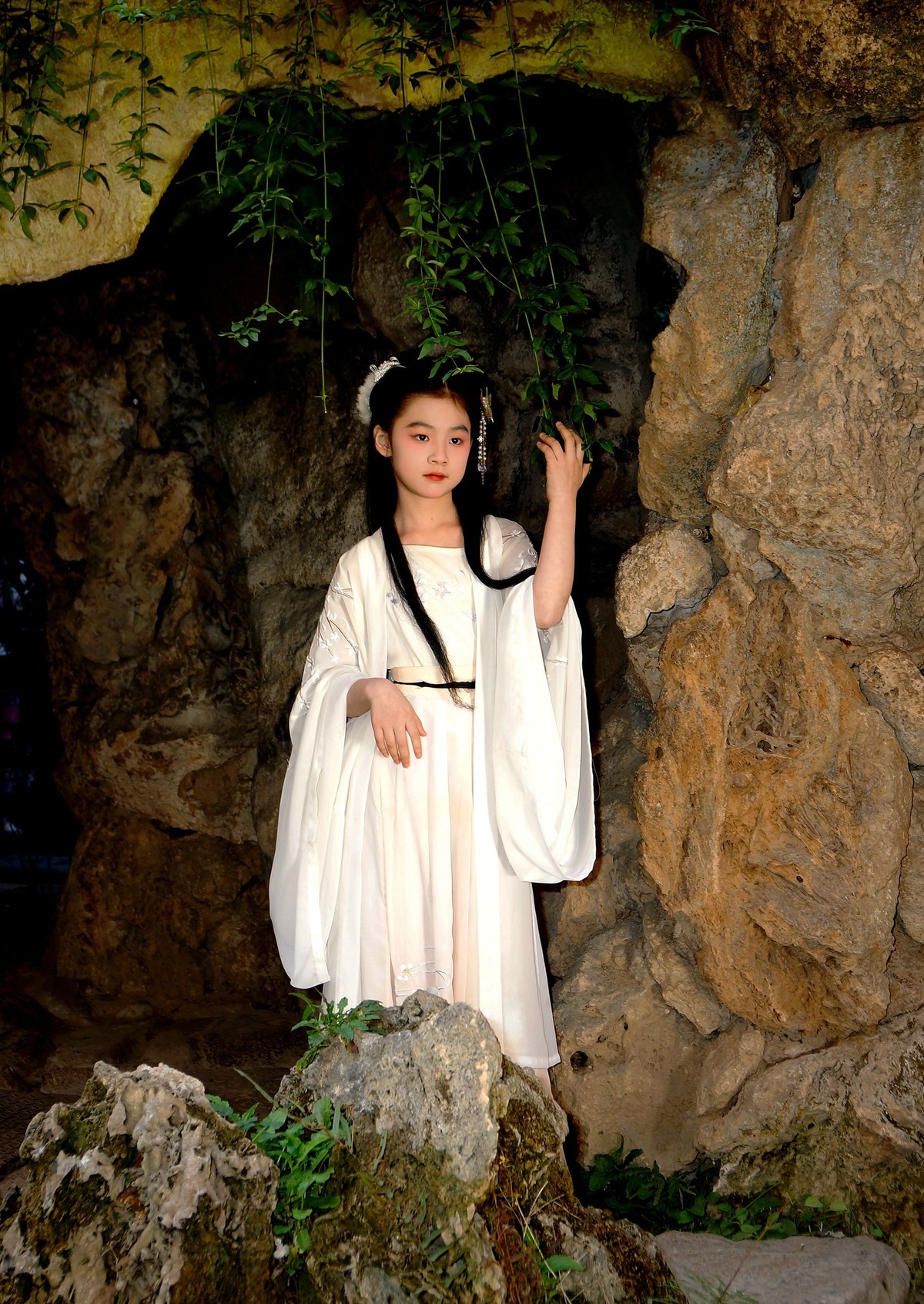 汉口里的古装小女孩
