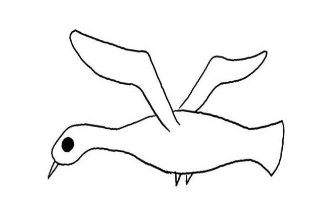 飞翔的 strong>大雁简笔画 /strong>图片天鹅