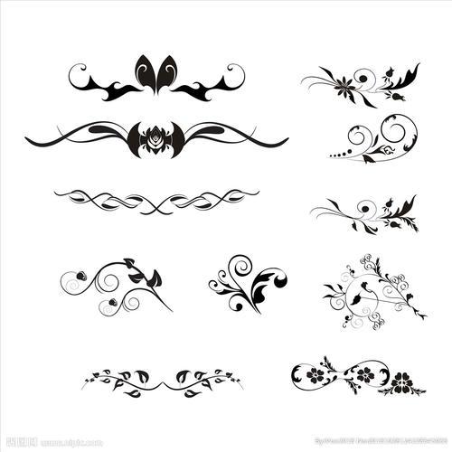 花边图案设计可爱简笔画 简笔画图片大全-蒲城教育文学网