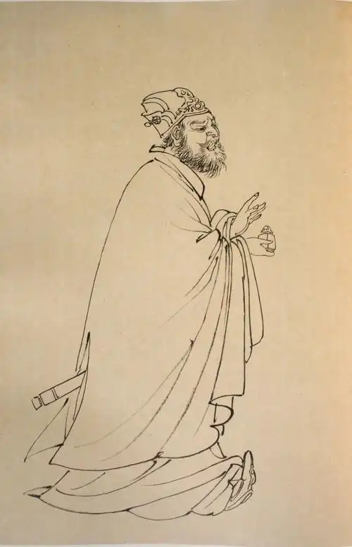 蔡岚工笔人物画集白描卷130图