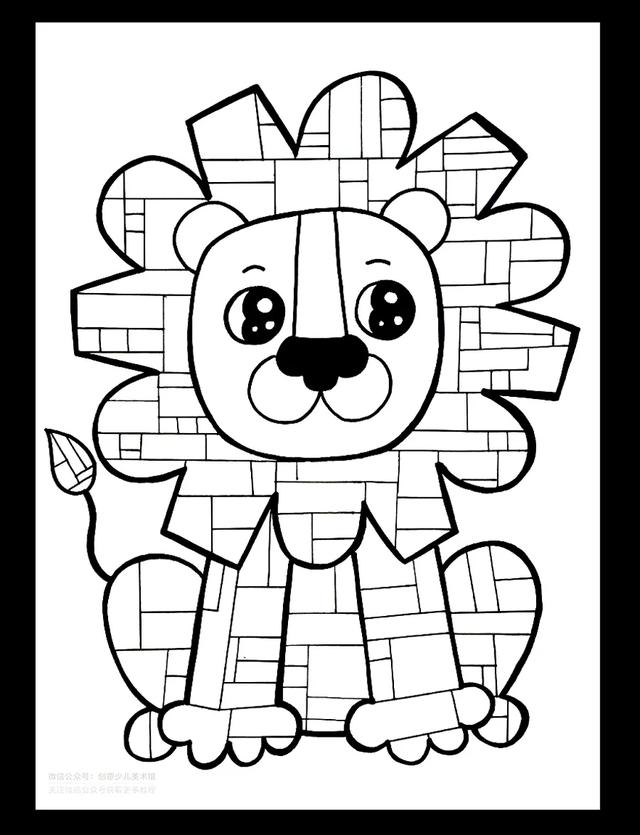 格子画,格子画简单可爱(大师课之蒙德里安《走进红黄蓝的格子世界》