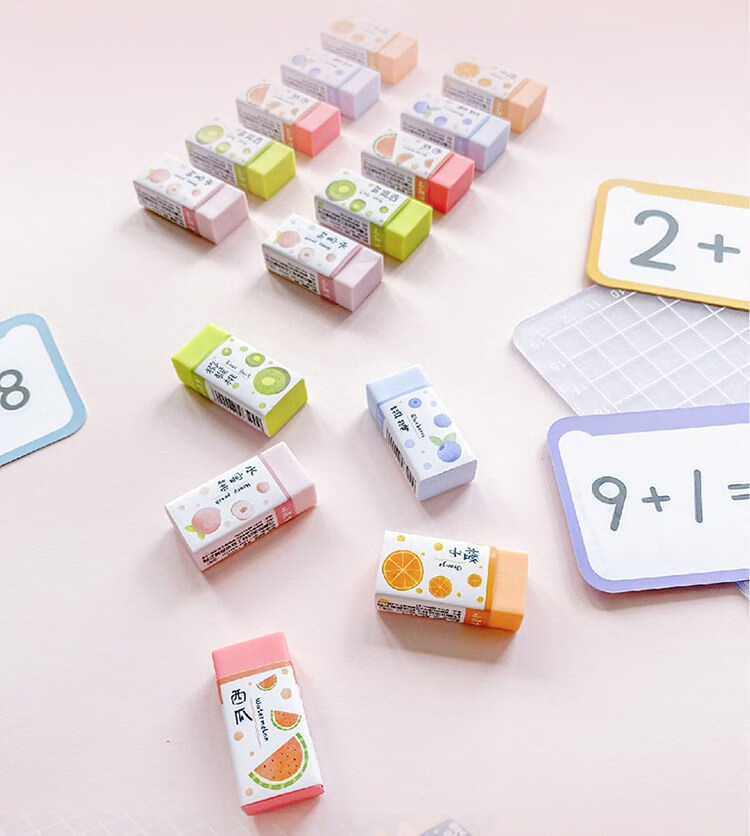 fgacct 小怪才橡皮擦2b考试专用小学生儿童擦得干净4b美术橡皮擦学习