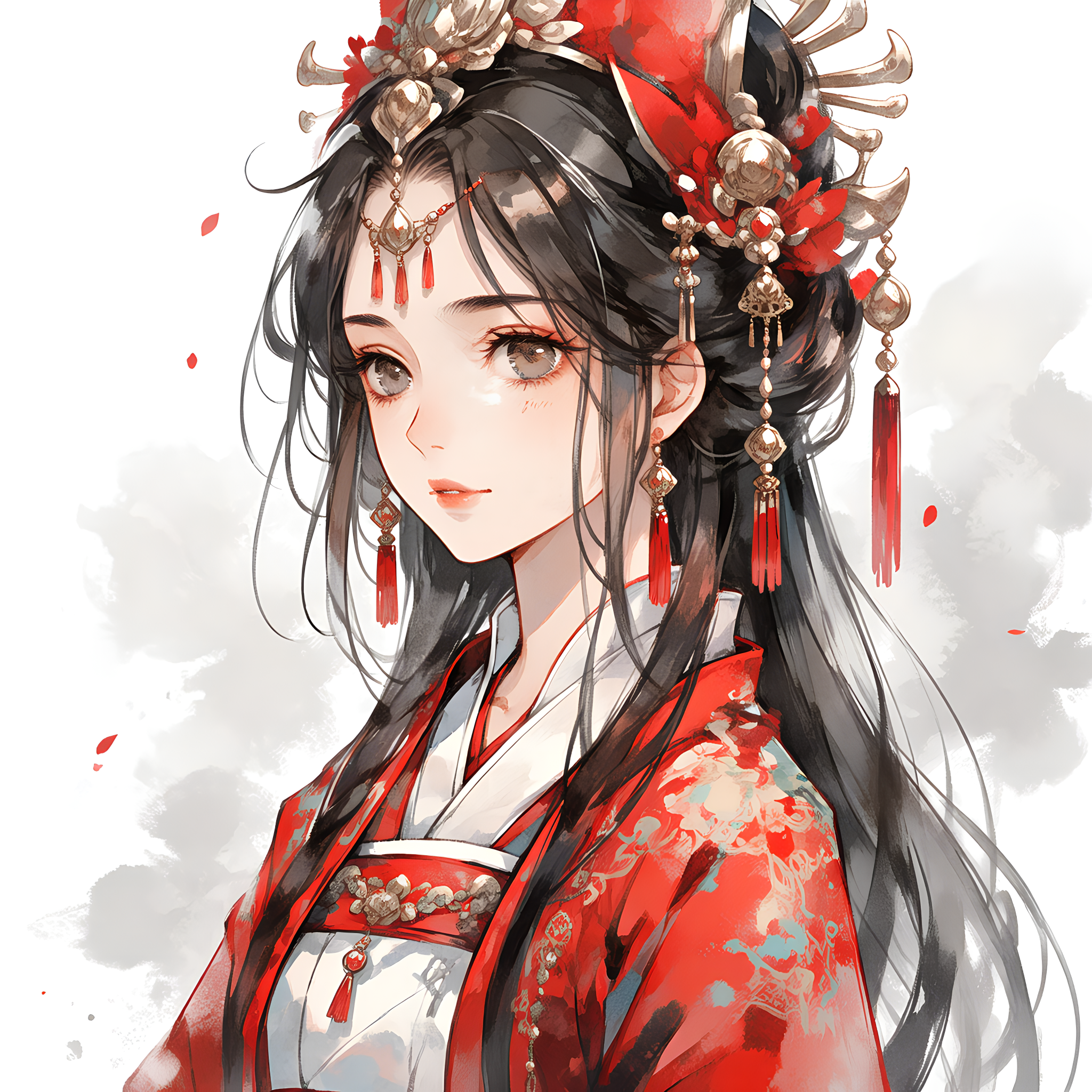 红嫁衣头像👰‍♀️,古典韵味十足💖