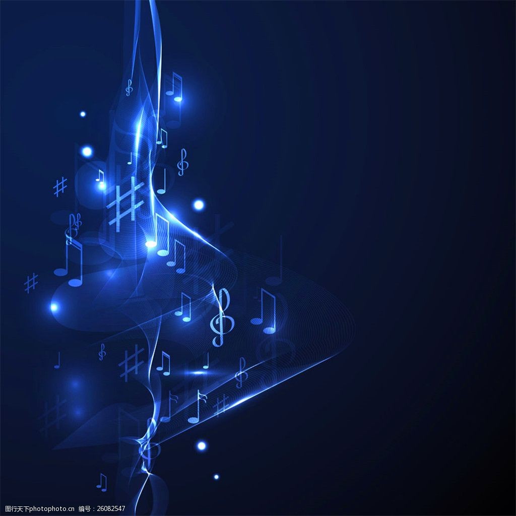 动感流线音乐背景图片