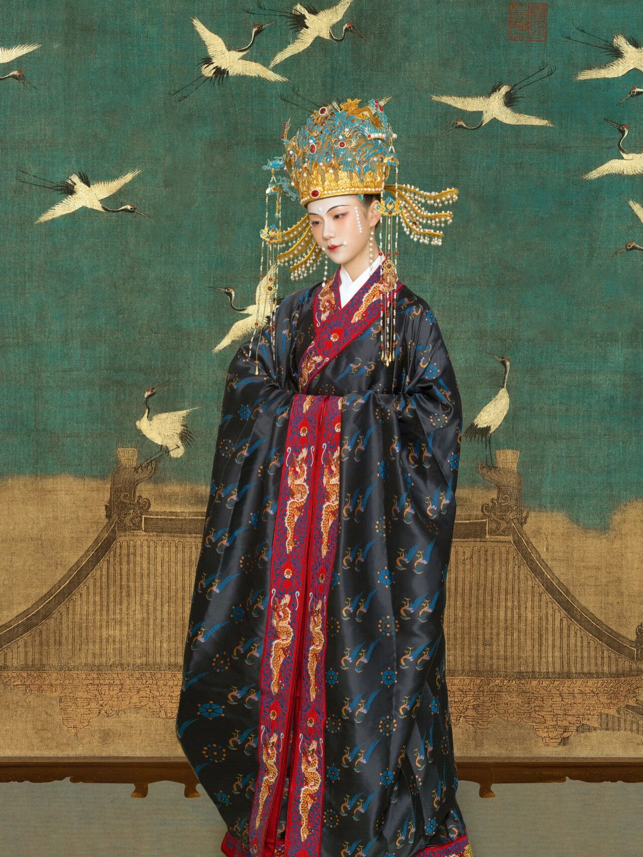 盘子女人坊宋朝服饰图片|爆火皇后娘娘写真惊艳来袭