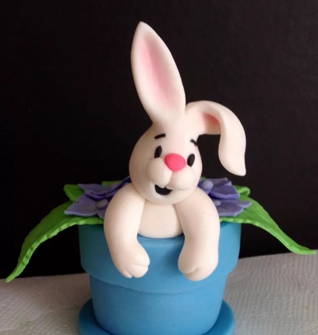 粘土手工兔子|幼儿创意黏土橡皮泥手工diy 粘土手工兔子|幼儿创意黏土