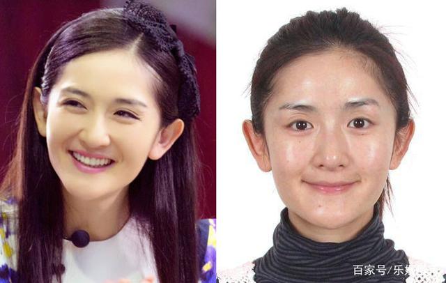 盘点明星卸妆前后对比照,大s双目无神,最后一位额头都是痘痘