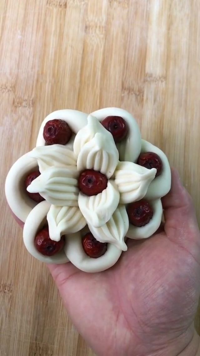 花馍馍的简单手法