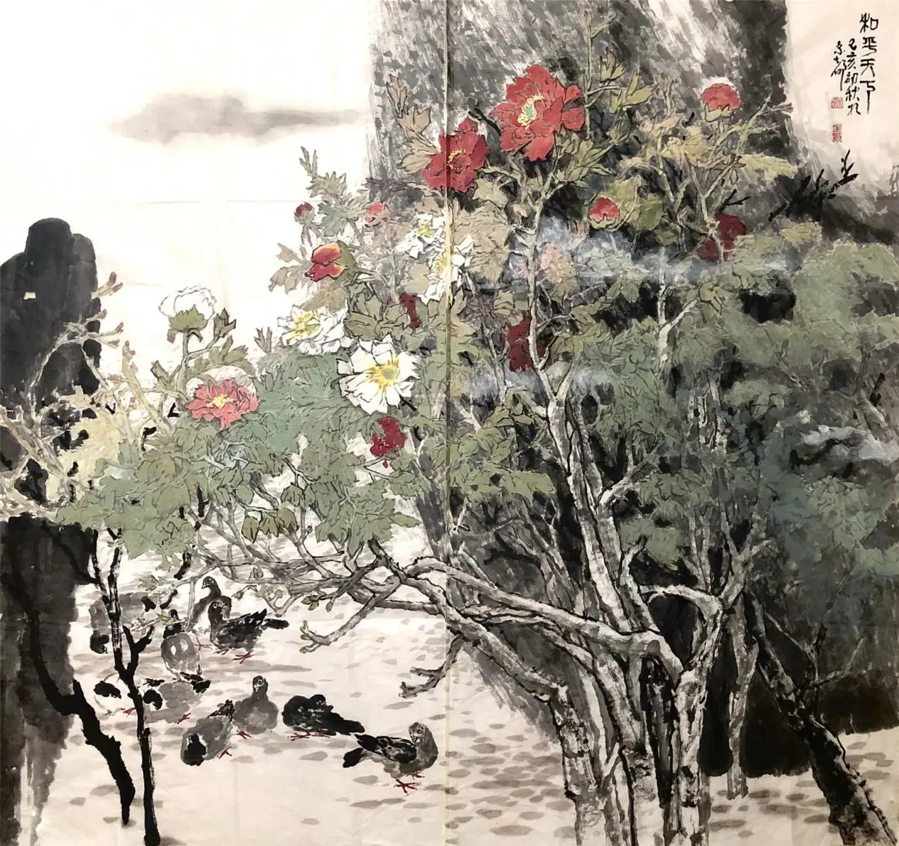 同贺中秋 迎国庆·喜迎双节:画家邢大牛_气韵