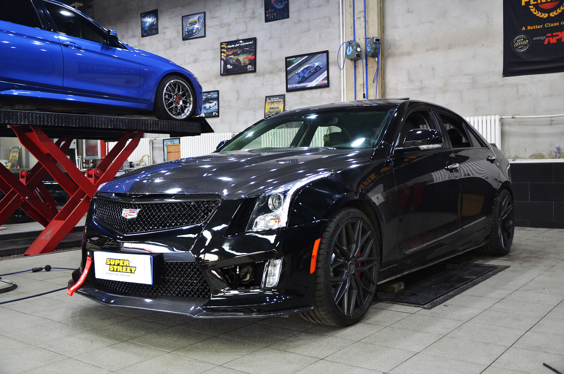 凯迪拉克ats-l 全面黑化改装打造黑武士风格