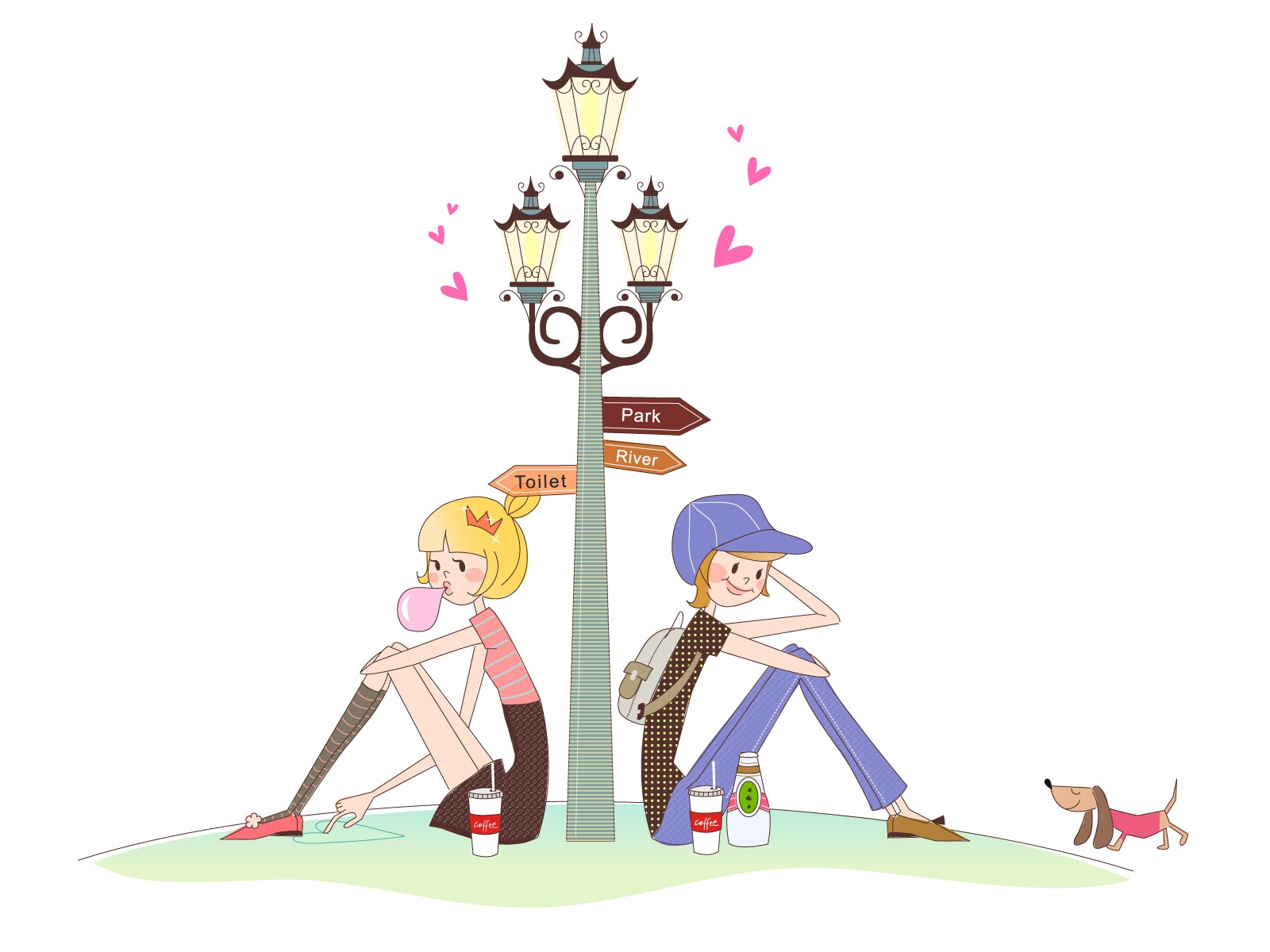 时尚女孩日常生活