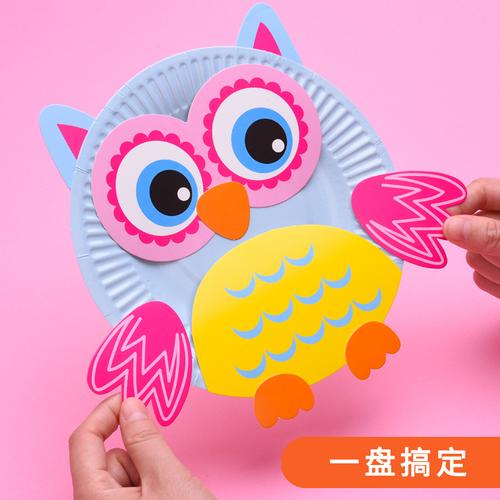 幼儿园大班手工折纸|大班幼儿纸盘手工制作|幼-49kb会动的折纸绘画