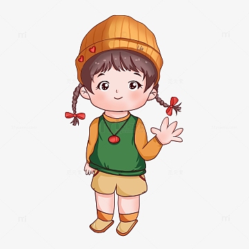 卡通元素卡通人物素材_卡通元素卡通人物图片元素-觅元素