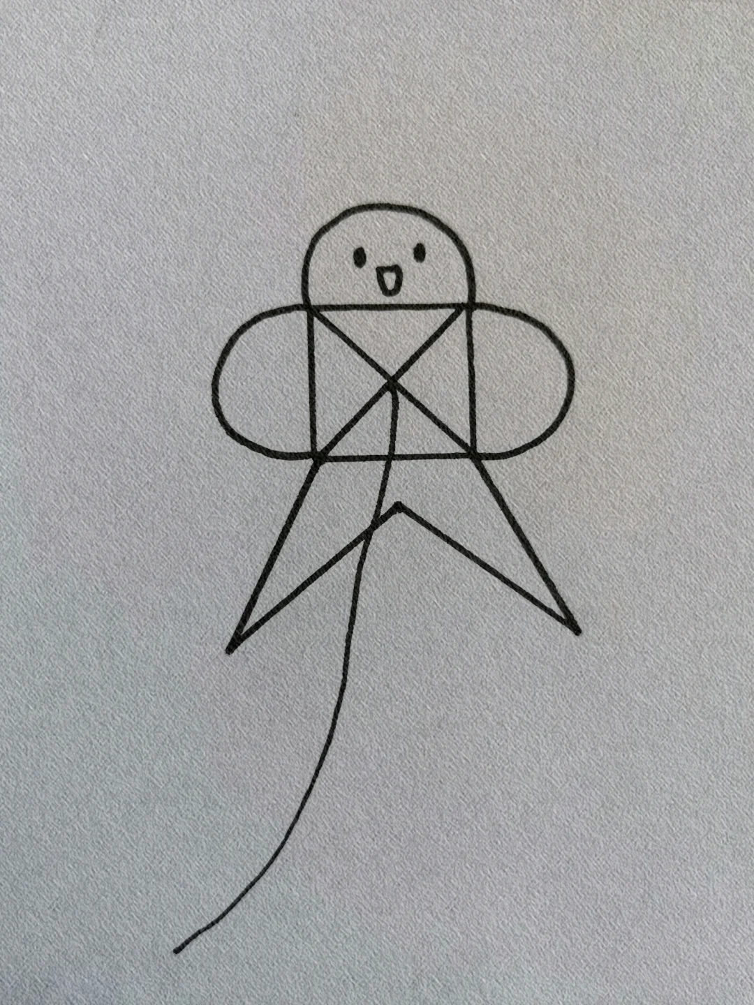 风筝简笔画教程