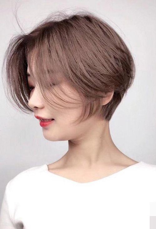 碎发多选对短发不会显毛躁,短发图片,发型图片