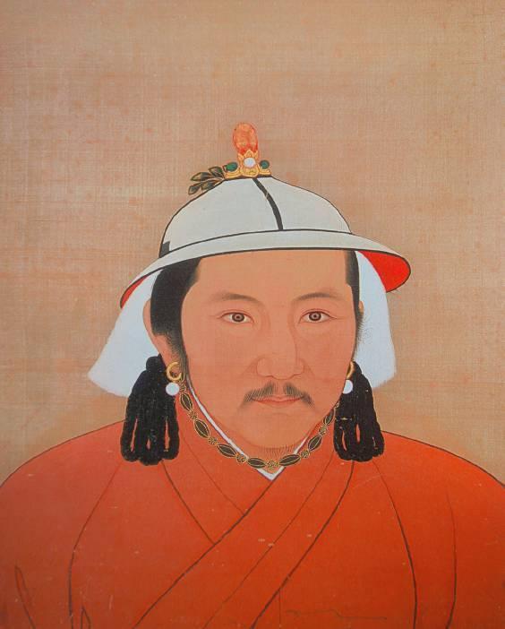元朝11位皇帝画像,这大脸盘子也太像成吉思汗了!