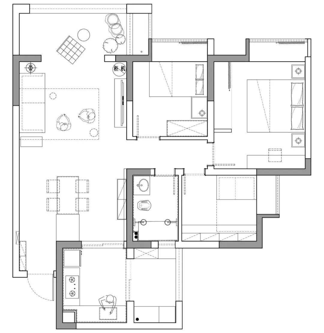 平面布局图 |客厅