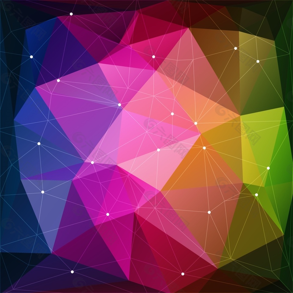 彩色背景渲染背景矢量eps素材