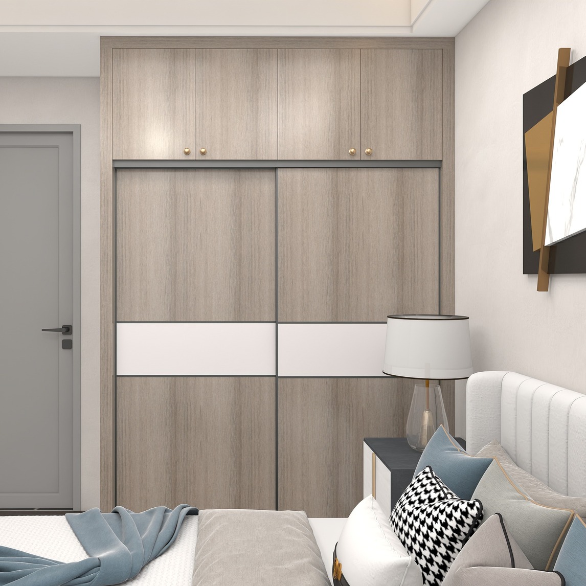 简简单单,轻享原木色衣柜