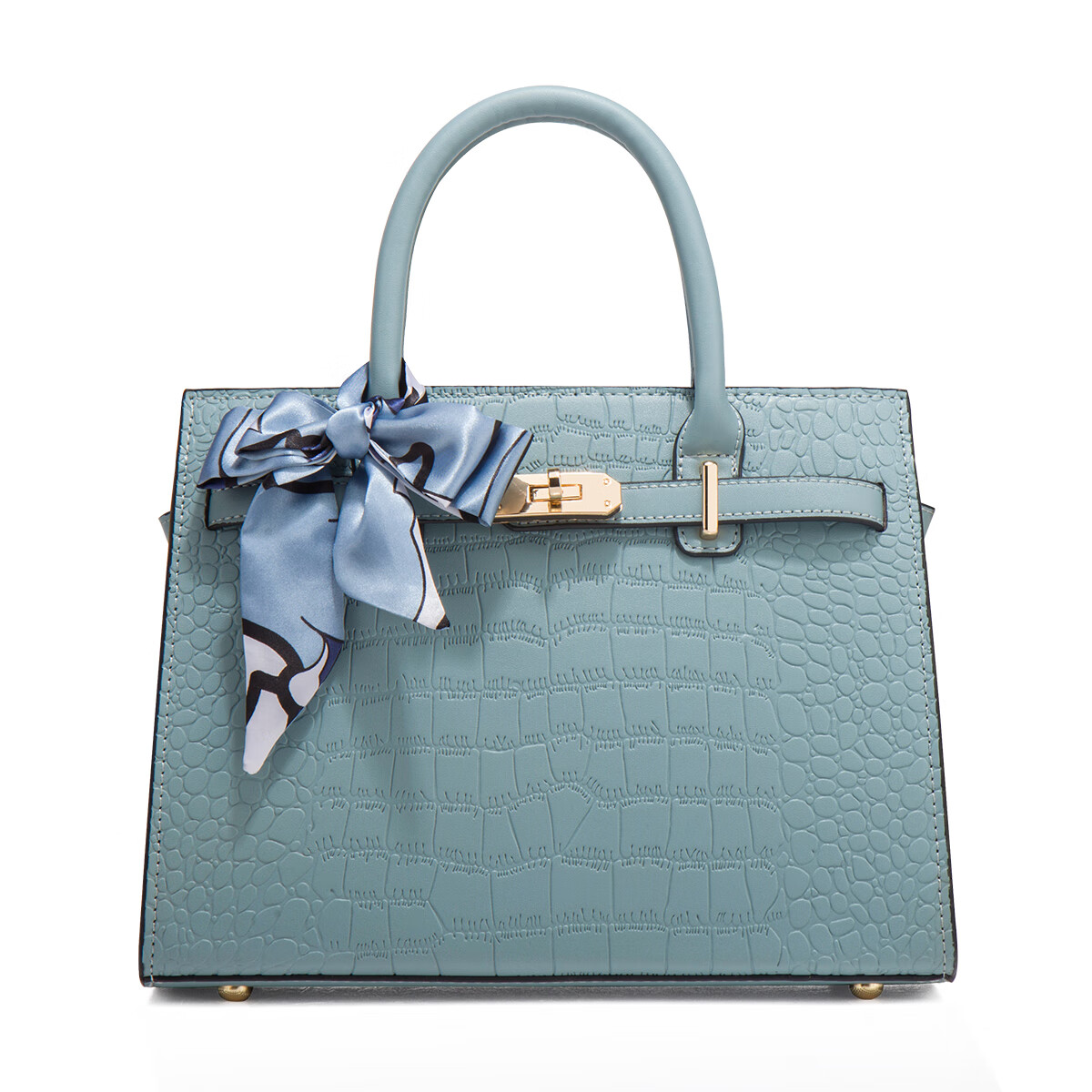 酷奇袋鼠 kq真皮女包大气轻奢手提包女2024新款妈妈包中年包包时尚斜