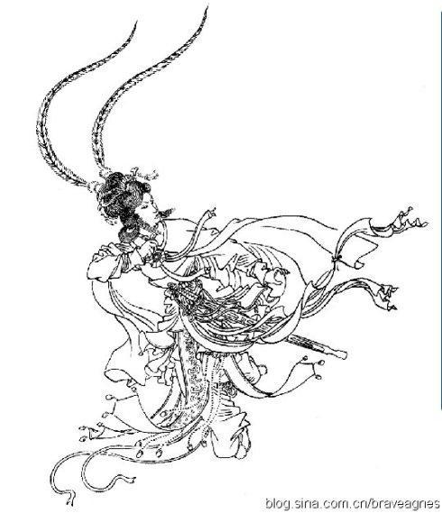 白骨精幼儿画简笔画