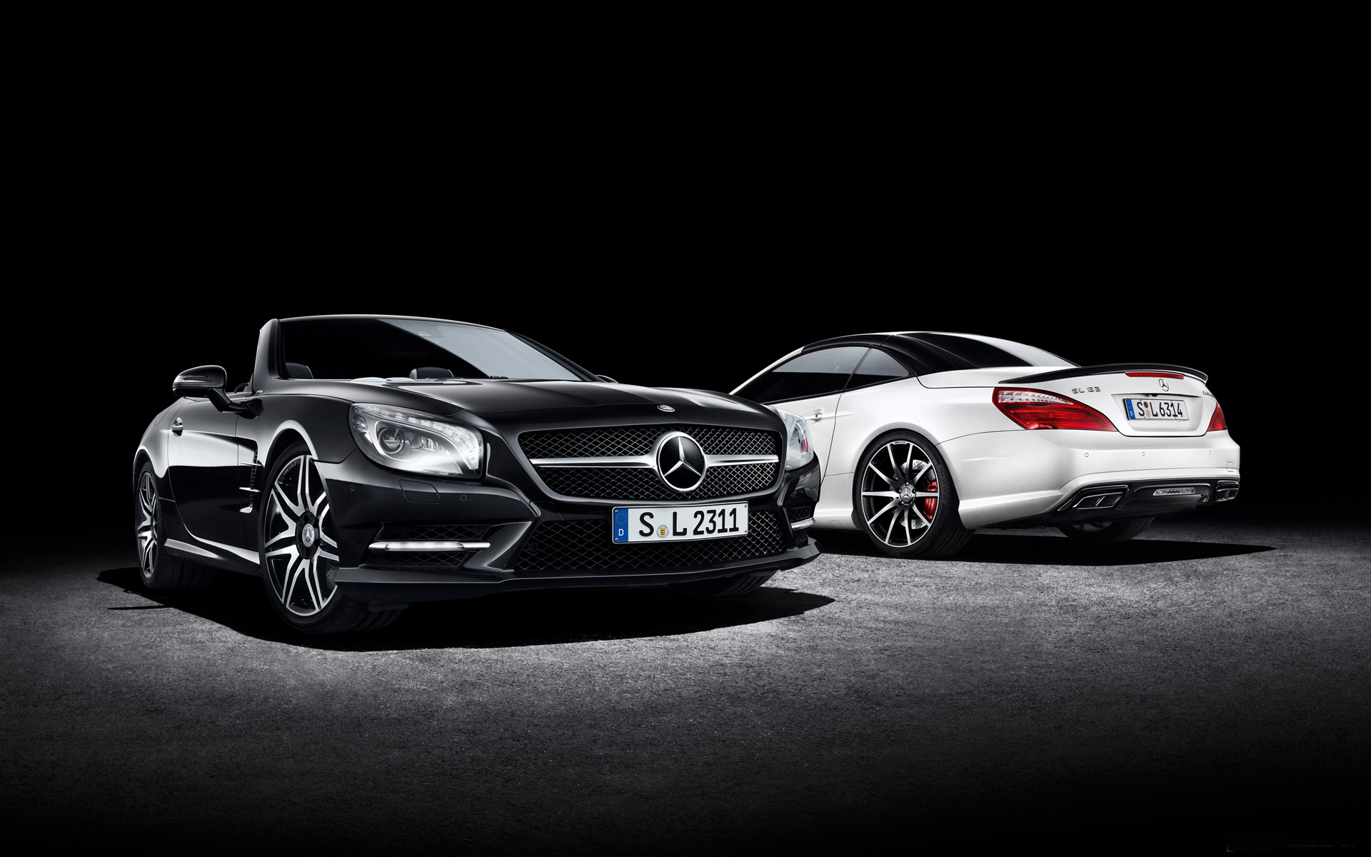 奔驰sl霸气汽车桌面壁纸高清大图预览1920×1200_汽车壁纸下载_美桌网