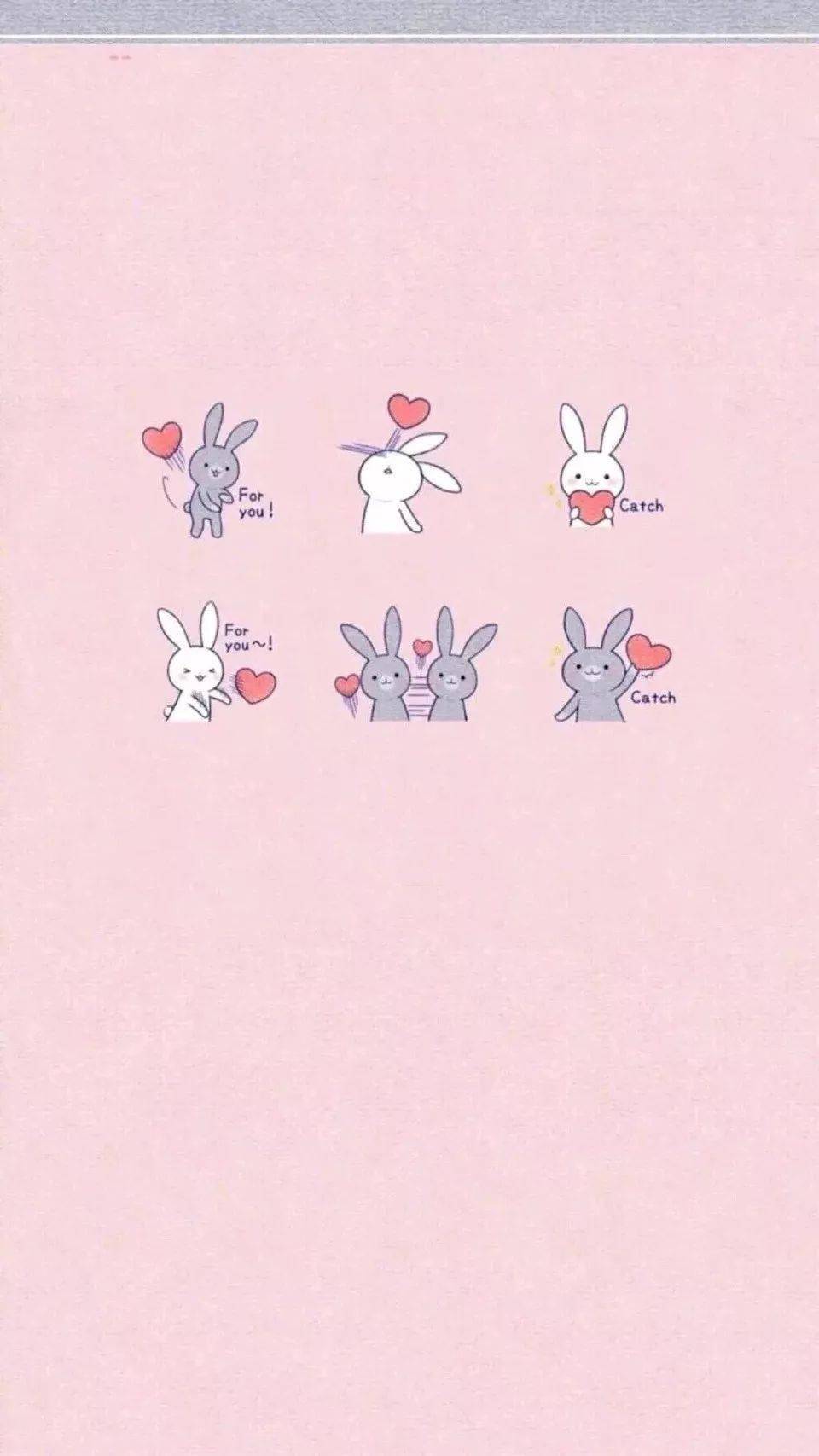 手机壁纸可爱萌萌哒卡通壁纸背景图