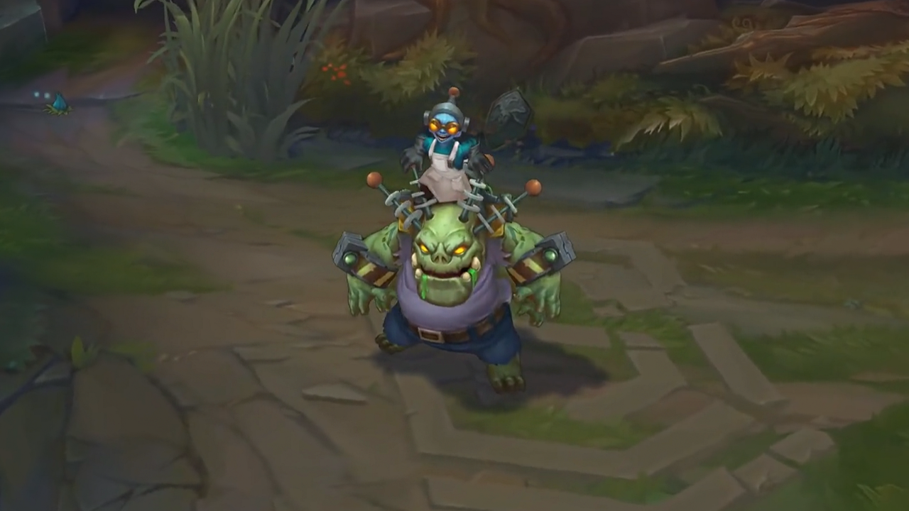 雪人骑士努努普通皮肤 丧尸