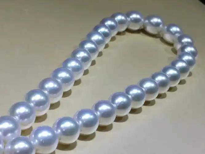 高品质澳白珍珠珠项链