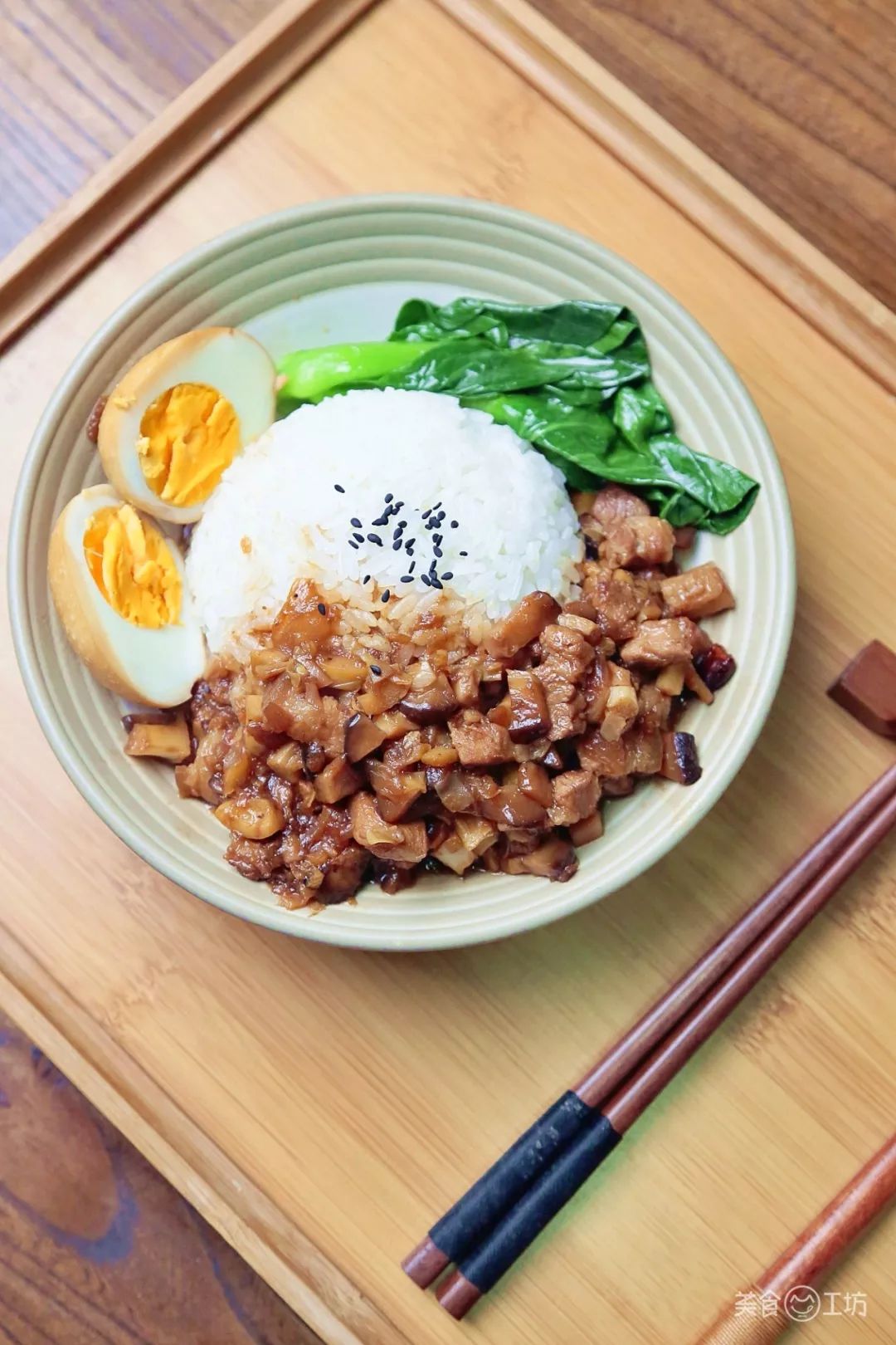 原来卤肉饭加它更好吃一口气连吃3大碗