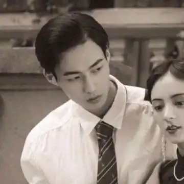 民国复古风格情侣头像