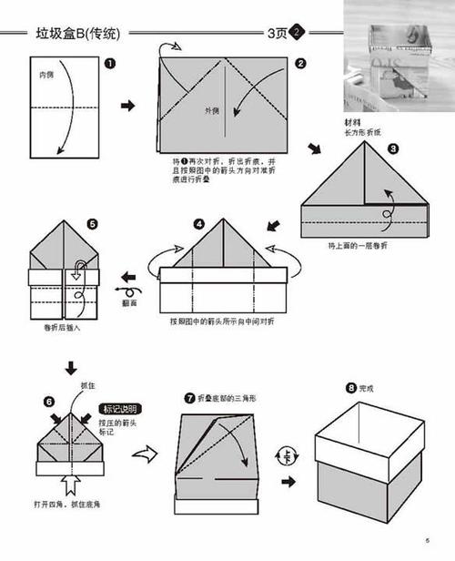 怎样用纸折正方体盒子 立体正方体折纸教程