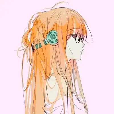 唯美漫画女头像有气质图片