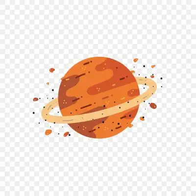 卡通手绘星球矢量素材