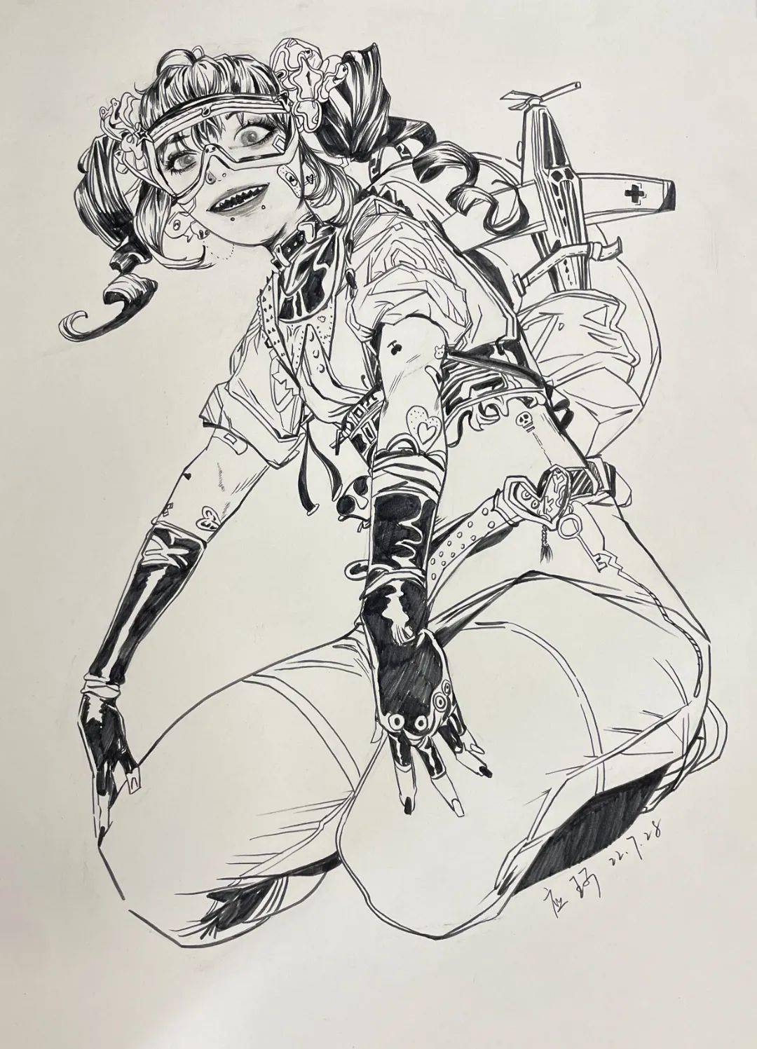 快看!这些美术生的动漫速写作品一下子击中了我的心巴