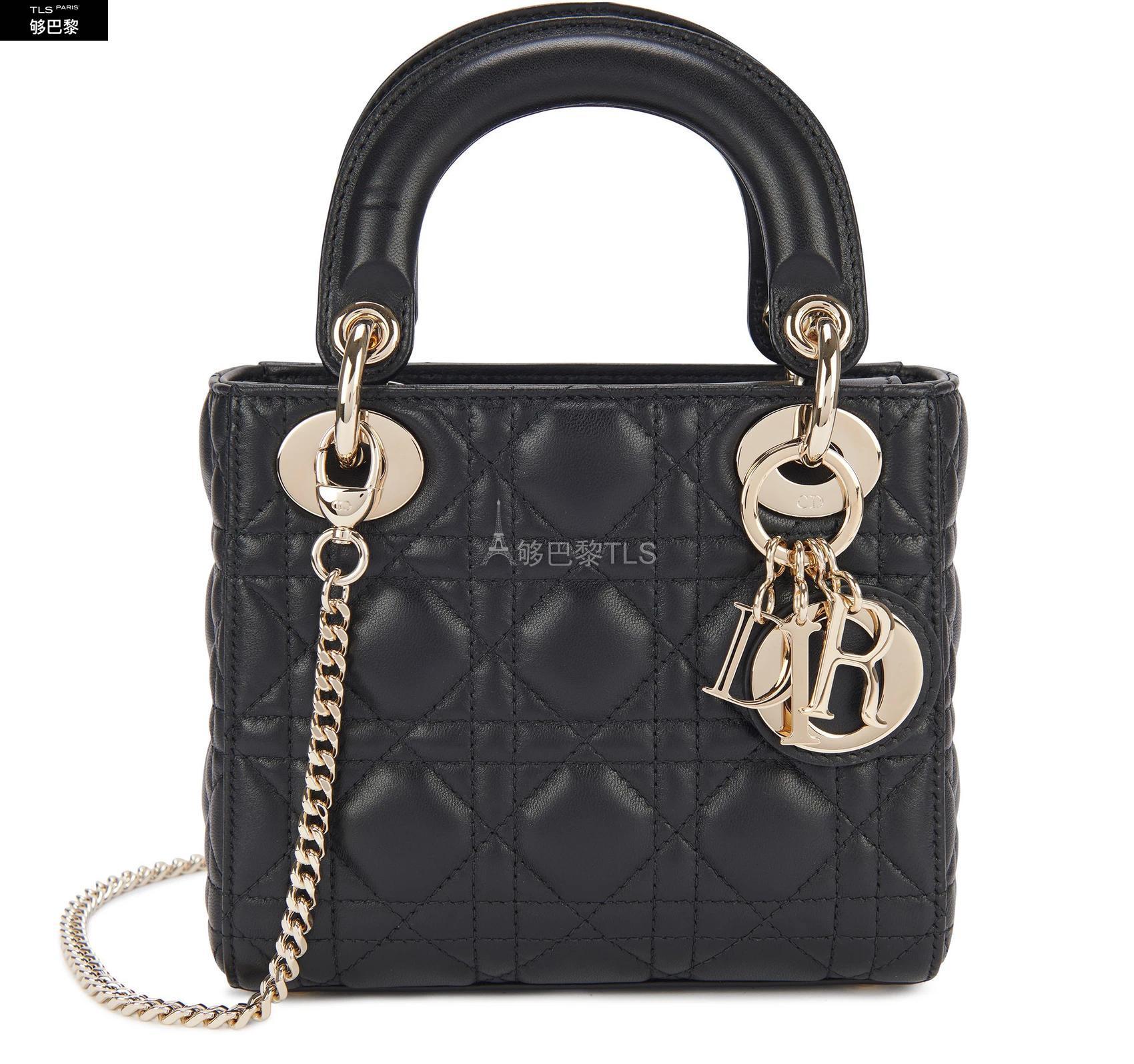 【包邮包税】 dior迪奥 21年春夏 女士 手提包 迷你 lady dior 手袋