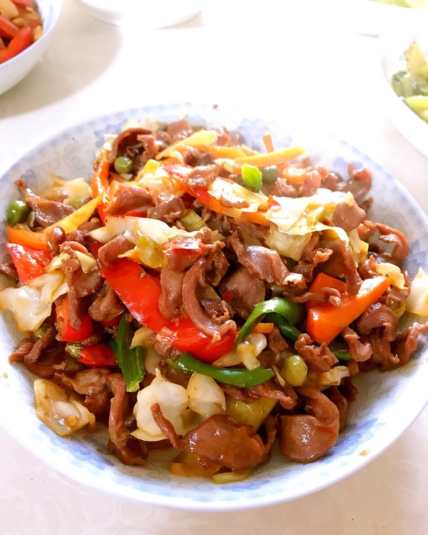 一个吃货i做的爆炒鸡胗