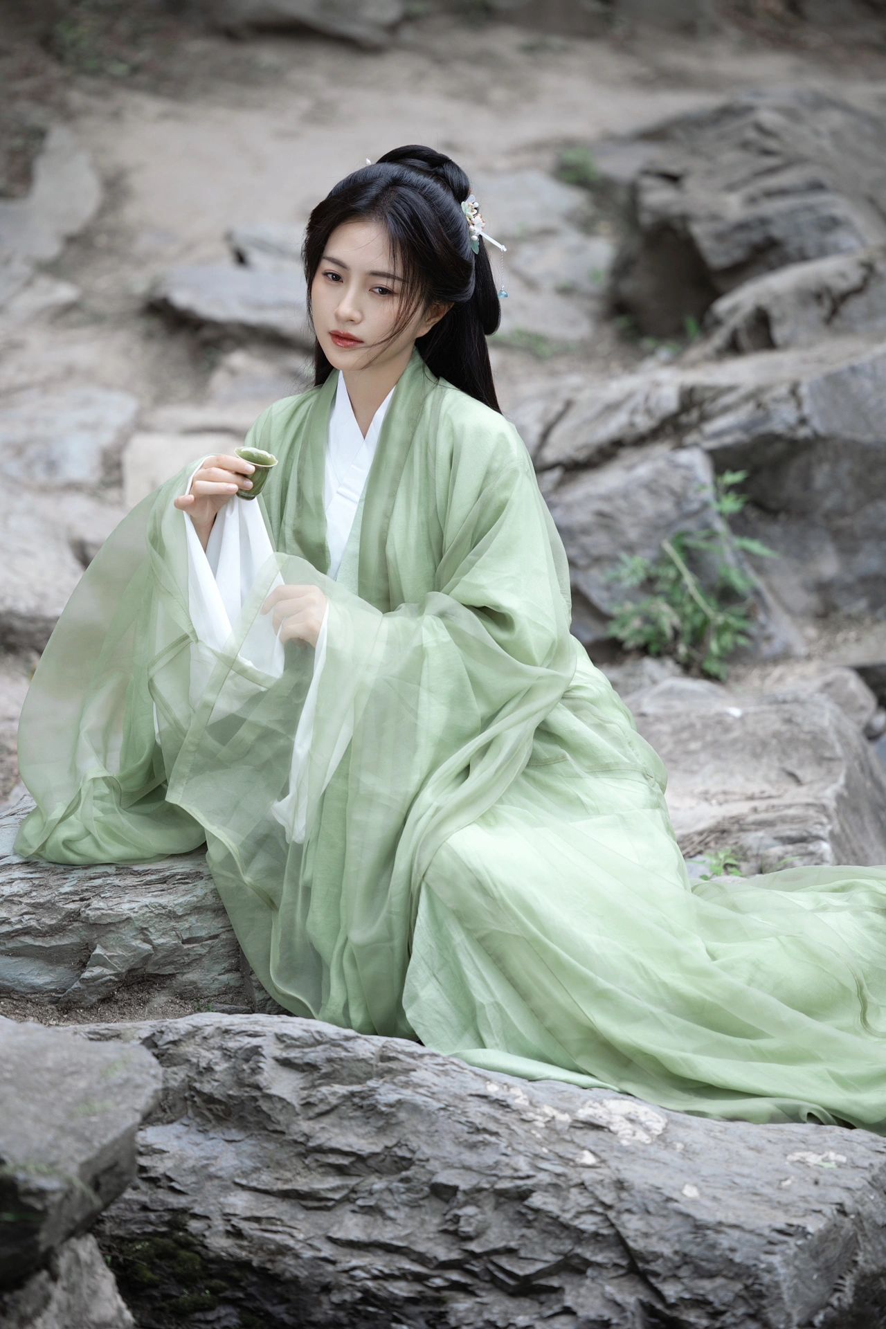 包文婧 穿越回古代啦 很喜欢的一组古装