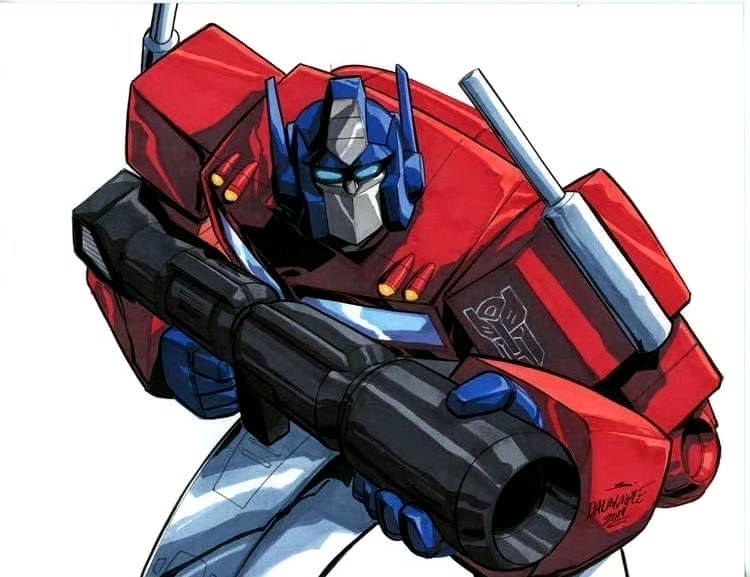 一组变形金刚汽车人领袖擎天柱插画欣赏,大哥永远是最帅的,by scott