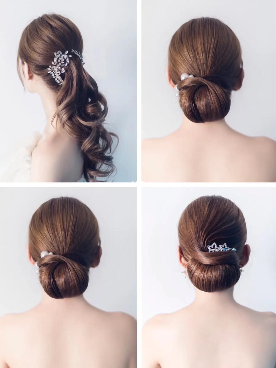 简单的盘发可以用作婚礼吗