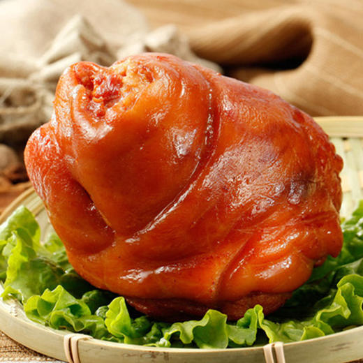 9 十月美 即食红烧猪肘子(无骨)350g ou yn