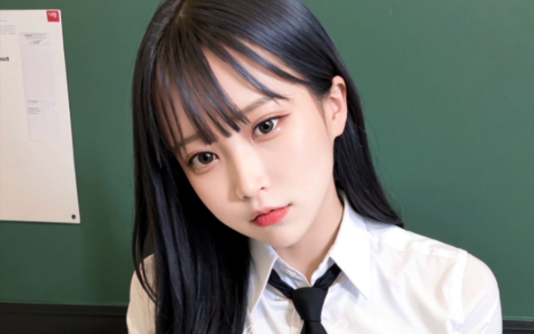 ai壁纸 超真实! 清纯靓丽 韩系美女(1)