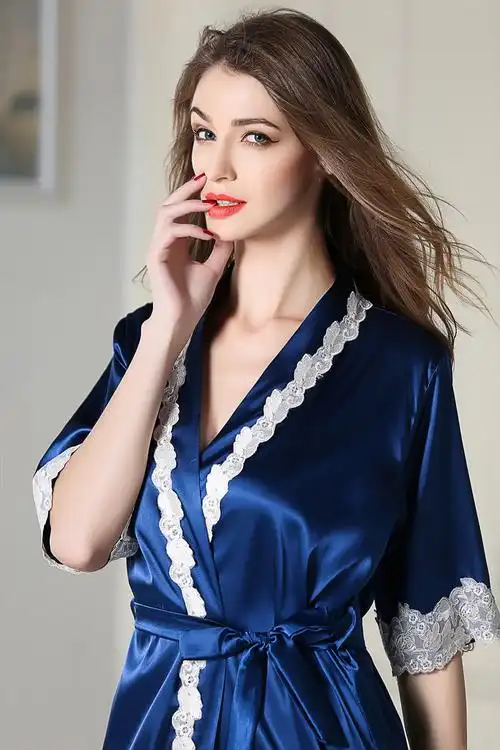 实拍春夏性感高贵时尚吊带仿真丝丝绸睡衣睡裙家居服现货 黑色 175