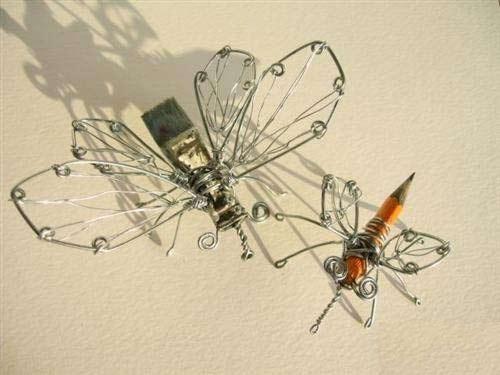 diy时间看看强人用铁丝做的搞笑作品