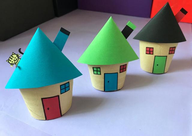 3款绝版废旧纸巾筒手工