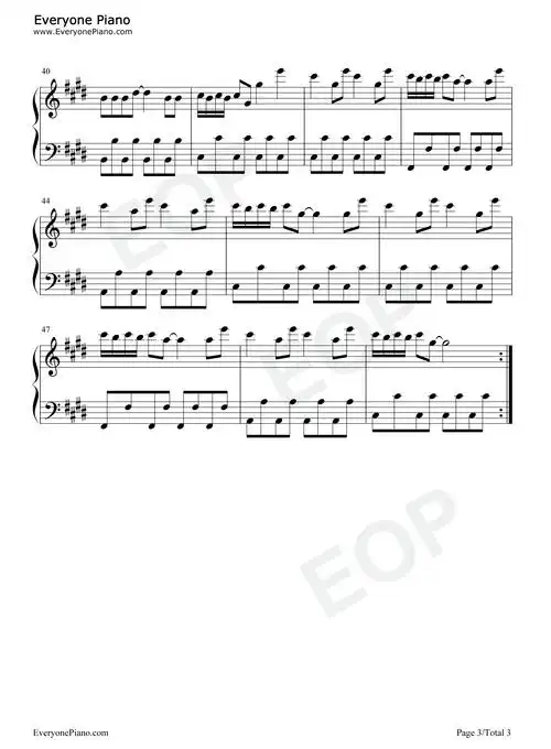 路灯下的小姑娘钢琴谱-邓洁仪 modern talking - 51乐谱网