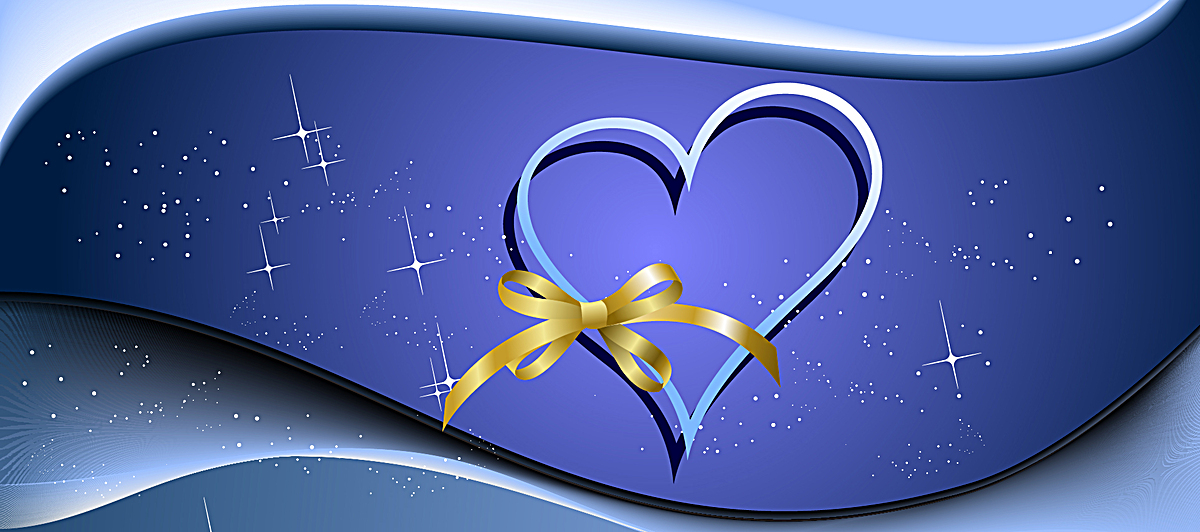 浪漫爱心背景psd素材-90设计